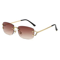 Gold with Brown Gradient Lenses front