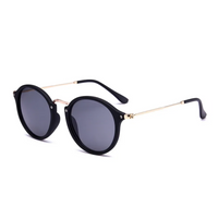White Gold with Matte Black Frame and Tinted Lenses