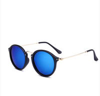 White Gold with Blue Lenses