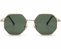 Gold with Dark Green Lenses front