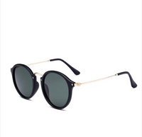 White Gold with Dark Green Lenses