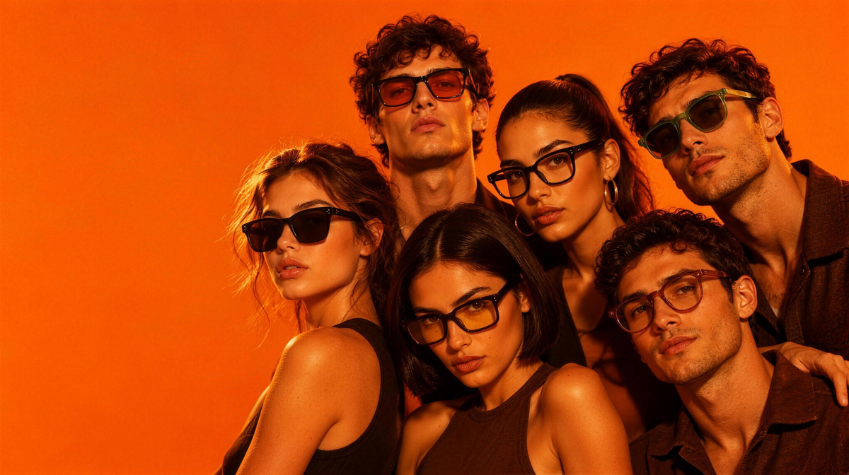 The AFTERHOURS crew in their frames