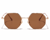 Gold with Brown Lenses front