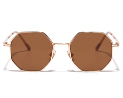 Gold with Brown Lenses front