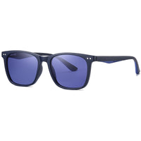 Black with Blue Tinted Lenses