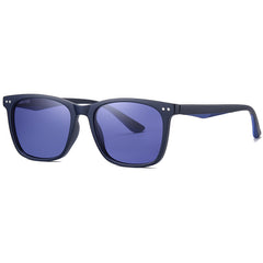 Black with Blue Tinted Lenses