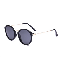 White Gold with Semi-Gloss Black Frame and Tinted Lenses