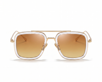 Gold with Gradient Sunset Lenses front