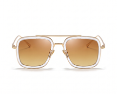 Gold with Gradient Sunset Lenses front