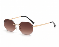 Gold with Tea Gradient Lenses angle