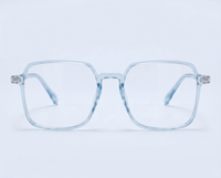 Transparent blue front