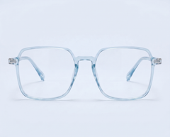 Transparent blue front
