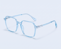 Transparent blue angle