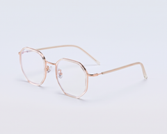 Clear and Rose Gold angle