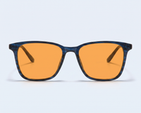 Blue with Amber Lenses front