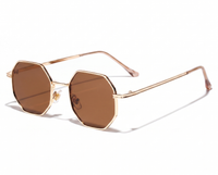 Gold with Brown Lenses angle