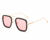 Gold with Red Lenses angle