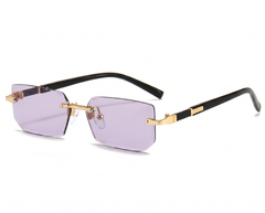 Gold with Light Purple Lenses angle