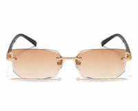 Gold with Sunset Gradient Lenses front