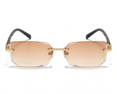 Gold with Sunset Gradient Lenses front