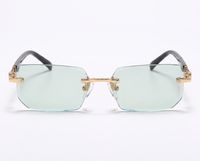Gold with Green Lenses front