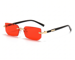 Gold with Red Lenses angle