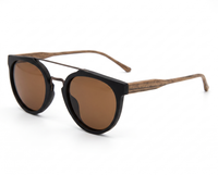 Black face/Woodgrain arms and Brown Lenses angle
