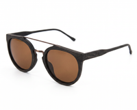 Black with Brown Lenses angle