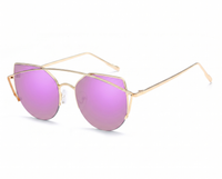 Gold with Purple Lenses angle