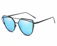 Black with Light Blue Lenses angle