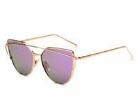 Gold with Purple Gradient Lenses angle