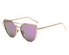 Gold with Purple Gradient Lenses angle