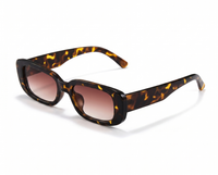 Leopard with Brown Gradient Lenses angle
