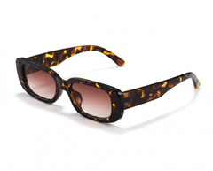 Leopard with Brown Gradient Lenses angle