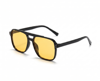 Black with Yellow Lenses angle