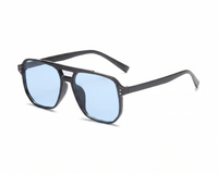 Black with Blue Lenses angle