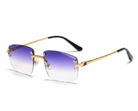 Gold with Purple Lenses angle
