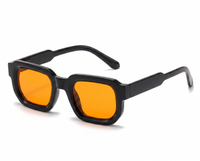 Black with Orange Lenses angle