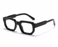 Black with Clear Lenses angle