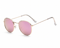 Gold with Pink Lenses angle