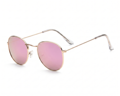 Gold with Pink Lenses angle