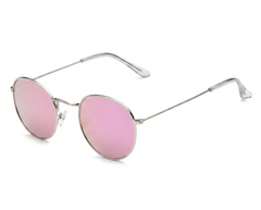 Silver with Pink Lenses angle