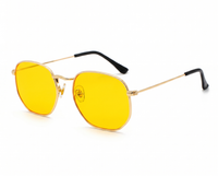 Gold with Yellow Lenses