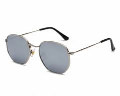 Silver with Gray Lenses