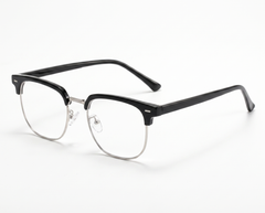 Black with Amber Tinted Photochromic Lenses angle
