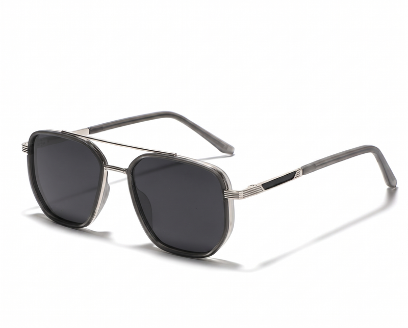 Silver with Tinted Lenses