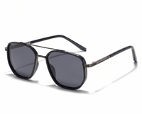 Gunmetal with Lightly Tinted Lenses