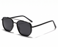 Black with Tinted Lenses