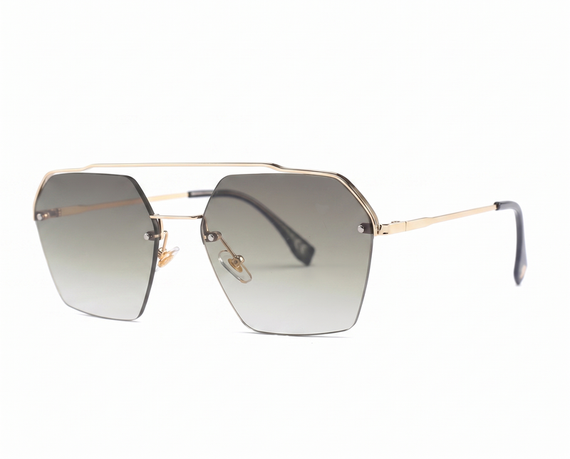 Gold with Gray Gradient Lenses front