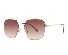 Gold with Brown Gradient Lenses front
